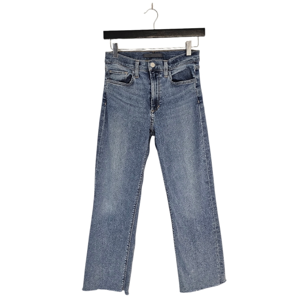 Joe's Jeans The Callie High Rise Cropped Boot Straight Blue Jeans 27 Preowned‎